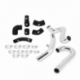 Mitsubishi Lancer Evolution 7/8/9 Intercooler Pipe Kit, Black, 2001-2007