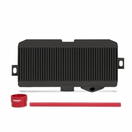 Subaru WRX STI Performance Top-Mount Intercooler Kit, Black Cooler, Red Hoses, 2008-2014
