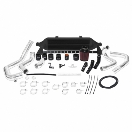 Subaru STI Front-Mount Intercooler Kit Black + Intake, 2008-2014
