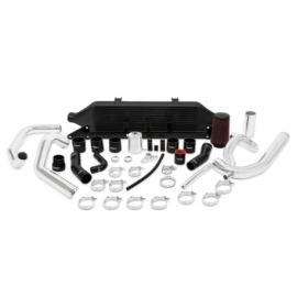 Subaru WRX/STI Front-Mount Intercooler Kit Black + Intake, 2001-2007