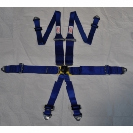Hel Performance Harness FIA / Hans Aluminio Azul