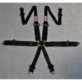 Hel Performance Harness FIA / Hans Aluminio Negro