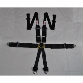 Hel Performance Harness FIA / Hans Acero Negro