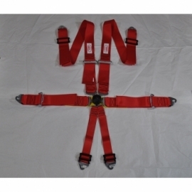 Hel Performance Harness FIA Aluminio 3" Rojo