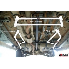 Ssangyong Actyon 06-11 2.0D Ultra-R 2x 3-Point Side Bars