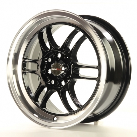 Japan Racing JR7 15x7 ET40 4x100/114 Gloss Black